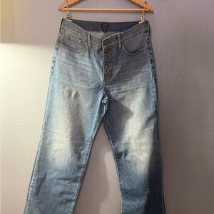 J. Crew Light Blue Wide-Leg Jeans